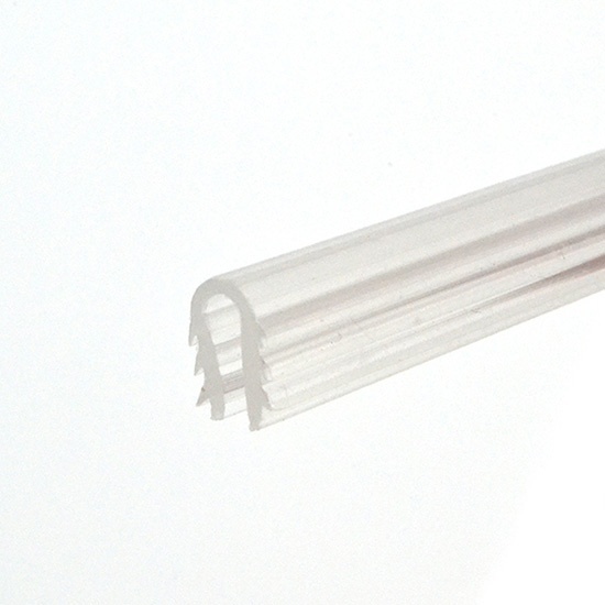 Frameless glass shower door seals