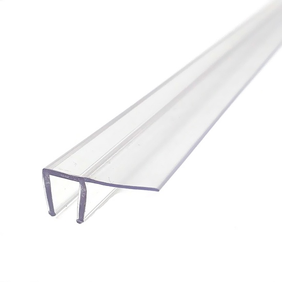 Frameless glass shower door seals
