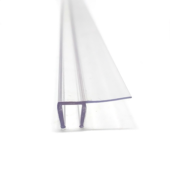 Frameless glass shower door seals