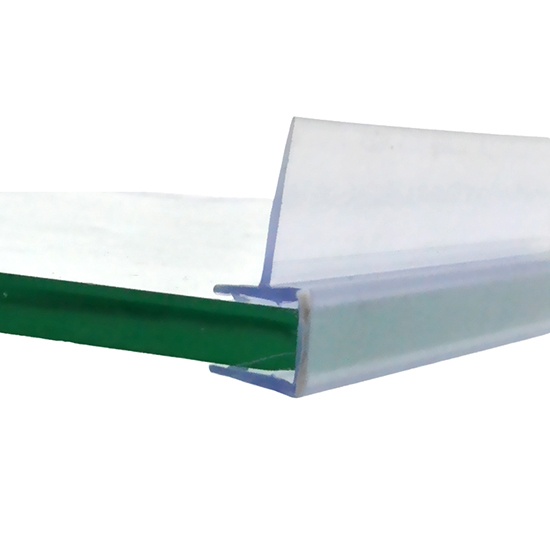 Frameless glass shower door seals