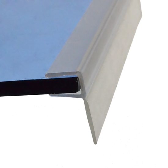 Frameless glass shower door seals